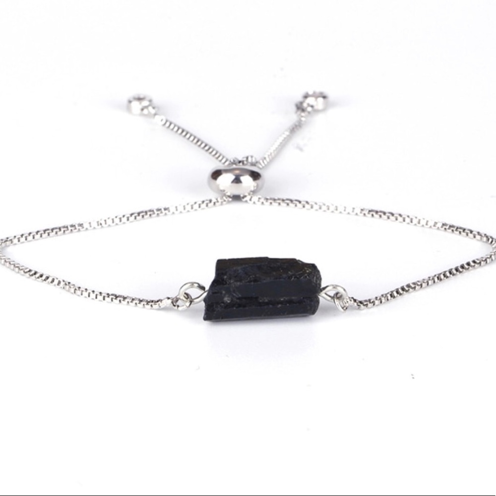 COPY - Black Tourmaline Adjustable Reiki Bracelet…